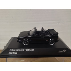 VOLKSWAGEN GOLF 1 CABRIOLET SPORTLINE BLACK 1:43 SOLIDO S43115802 SD