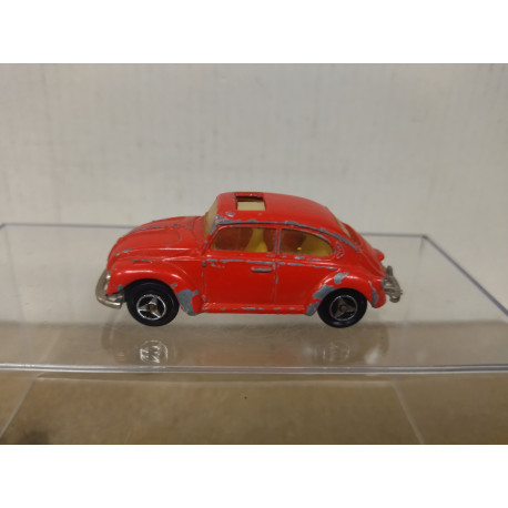 VOLKSWAGEN 1302 BEETLE/COX RED (3) 1:60/apx 1:64 MAJORETTE 203 NO BOX