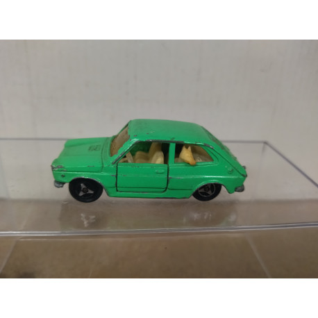 FIAT 127 GREEN (2) 1:55/apx 1:64 MAJORETTE 203 NO BOX