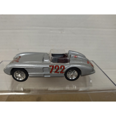 MERCEDES-BENZ W196S 300 SLR 1955 S. MOSS n722 MILLE MIGLIA 1:43 BRUMM NO BOX