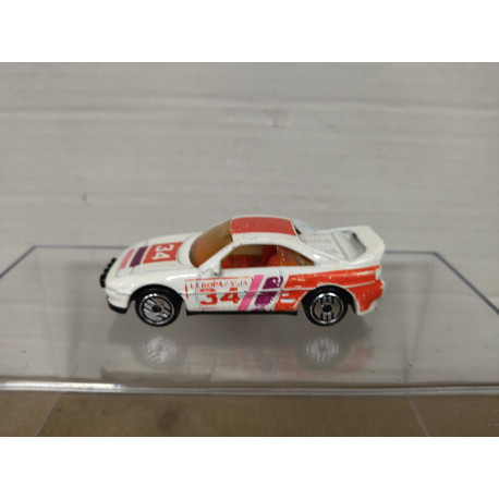 TOYOTA MR2 RALLY CAR WHITE n34 1:64 HOT WHEELS MALAYSIA NO BOX