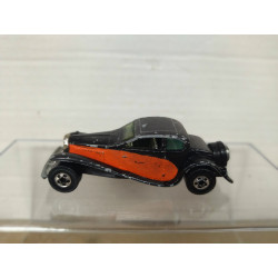 BUGATTI TYPE 50 1937 RED & BLACK (2) 1:64 HOT WHEELS HONG KONG NO BOX