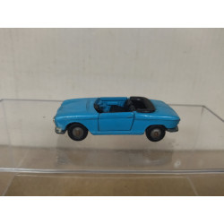 PEUGEOT 204 CABRIOLET BLUE DEFECT/CRISTAL 1:66/apx 1:64 MAJORETTE 230 NO BOX