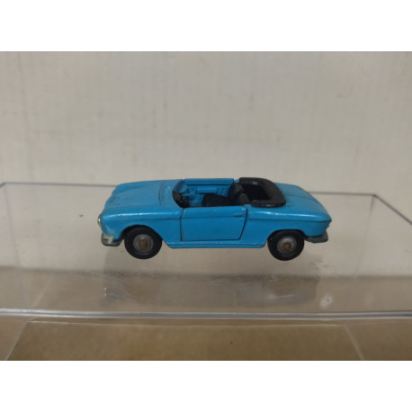 PEUGEOT 204 CABRIOLET BLUE DEFECT/CRISTAL 1:66/apx 1:64 MAJORETTE 230 NO BOX