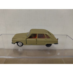 RENAULT 16 MARRON 1:65/apx 1:64 MAJORETTE 221 RAIL ROUTE NO BOX