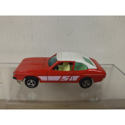 FORD CAPRI MK.I RED/WHITE 1:60/apx 1:64 MAJORETTE 251 NO BOX