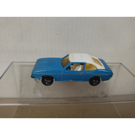 FORD CAPRI MK.I BLUE/WHITE 1:60/apx 1:64 MAJORETTE 251 NO BOX