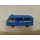 VOLKSWAGEN T2 SAMBA POLICE BLUE (2) 1:60/apx 1:64 MAJORETTE 244 NO BOX