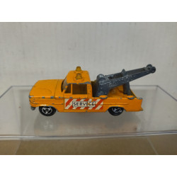 DODGE DEPANNEUSE TRUCK SERVICE ORANGE 1:80/apx 1:64 MAJORETTE 212 NO BOX