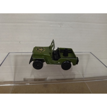 JEEP SLEET-N-SNOW GREEN SUPERFAST 1:59/apx 1:64 MATCHBOX NO BOX