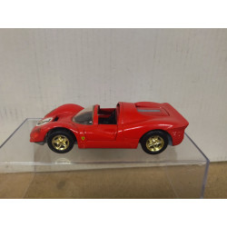 FERRARI 330 P4 1967 RED SHELL 1:38/11cm L MAISTO NO BOX PULLBACK