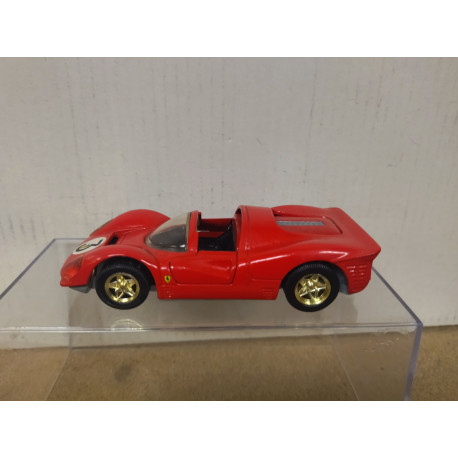 FERRARI 330 P4 1967 RED SHELL 1:38/11cm L MAISTO NO BOX PULLBACK