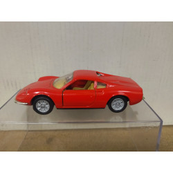 FERRARI 246 GT DINO RED SHELL 1:36/11cm L MAISTO NO BOX PULLBACK