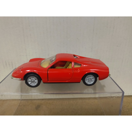 FERRARI 246 GT DINO RED SHELL 1:36/11cm L MAISTO NO BOX PULLBACK