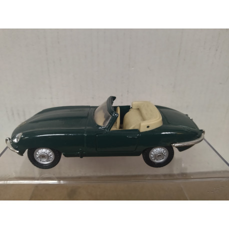 JAGUAR E-TYPE CABRIOLET GREEN 1:34/1:39 MAISTO NO BOX PULLBACK