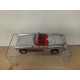 CHEVROLET CORVETTE C1 1957 CONVERTIBLE SILVER/RED 1:38 MAISTO NO BOX
