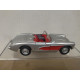 CHEVROLET CORVETTE C1 1957 CONVERTIBLE SILVER/RED 1:38 MAISTO NO BOX