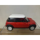 MINI COOPER RED/WHITE 11cm Long 1:34/39 DIECAST NO BOX