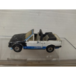 FORD ESCORT XR3i CABRIOLET REPINTADO MB17/37 1:56/ apx 1:64 MATCHBOX NO BOX