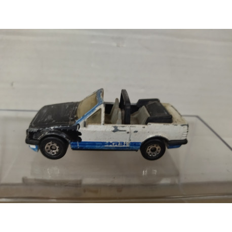 FORD ESCORT XR3i CABRIOLET REPINTADO MB17/37 1:56/ apx 1:64 MATCHBOX NO BOX