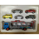 CAR TRANSPORTER + 5 JAPAN CARS 1:64 TOMICA