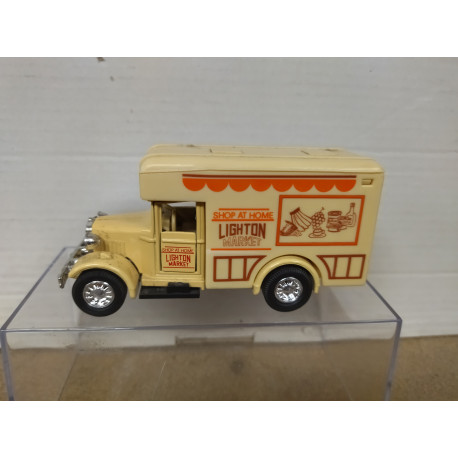 TRUCK DELIVERY LIGHTON MARKET 1:34/1:39 11/12 cm WELLY NO BOX