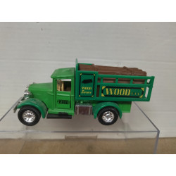 TRUCK DELIVERY WOOD SERVICE GREEN 1:34/1:39 11/12 cm WELLY NO BOX