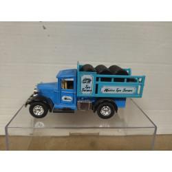 TRUCK DELIVERY MODERN TYRE SERVICES BLUE 1:34/1:39 11/12 cm WELLY NO BOX