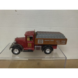 TRUCK DELIVERY MARK CEMENT DARK RED 1:34/1:39 11/12 cm WELLY NO BOX