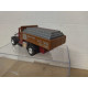 TRUCK DELIVERY MARK CEMENT DARK RED 1:34/1:39 11/12 cm WELLY NO BOX