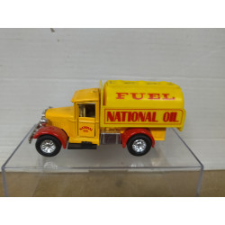 TRUCK DELIVERY TANKER FUEL NATIONAL OIL 1:34/1:39 11/12 cm WELLY NO BOX
