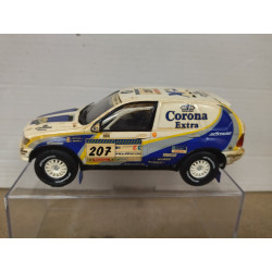 BMW X5 2004 RALLY DAKAR 1:32/14cm Long DIECAST NO BOX/SUCIO