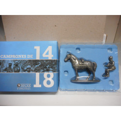 FIGURES CONDUCTEUR + CHEVAL 1914-18 WW I 1:32 ATLAS MHSP