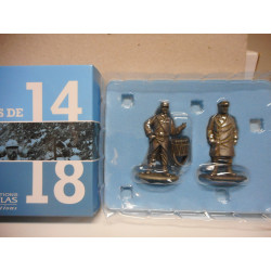 FIGURES CHAUFFEUR TAXI + TAMBOR INF 1914-18 WW I 1:32 ATLAS 107 MHSP
