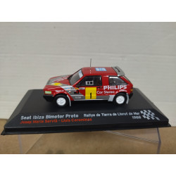 SEAT IBIZA 1988 RALLY LLORET MAR SERVIA 1:43 ALTAYA IXO