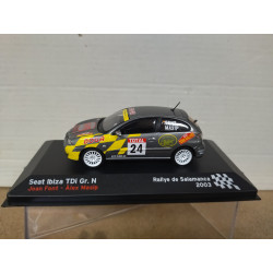 SEAT IBIZA 2003 TDi Gr.N RALLY MONTE CARLO FONT 1:43 ALTAYA IXO