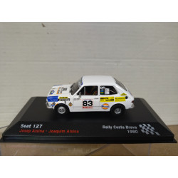 SEAT 127 1980 RALLY COSTA BRAVA ALSINA-ALSINA 1:43 ALTAYA IXO