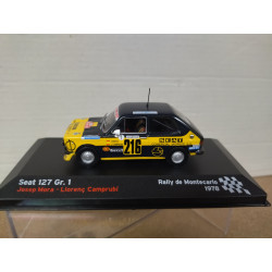 SEAT 127 1978 Gr.1 RALLY MONTE CARLO MORA 1:43 ALTAYA IXO