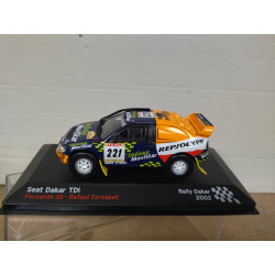 SEAT DAKAR TDi 2002 RALLY DAKAR F.GIL 1:43 ALTAYA IXO