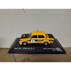 SEAT 124 2100 16V GR.5 1977 RALLY DEL SOL ZANINI 1:43 ALTAYA IXO