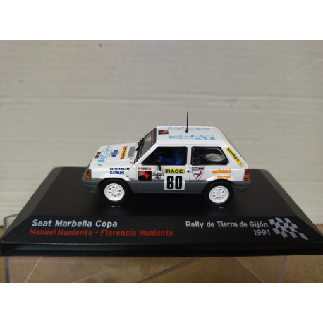 SEAT MARBELLA 1991 RALLY GIJON MUNIENTE 1:43 ALTAYA IXO