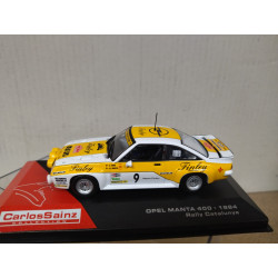 OPEL MANTA B2 400 1984 RALLY CATALUÑA CARLOS SAINZ 1:43 ALTAYA IXO