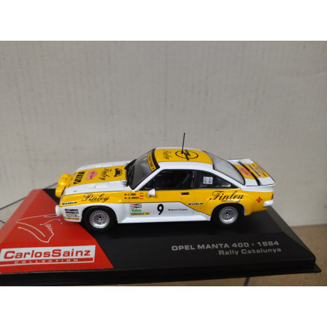 OPEL MANTA B2 400 1984 RALLY CATALUÑA CARLOS SAINZ 1:43 ALTAYA IXO