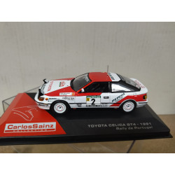 TOYOTA CELICA 1991 GT4 WIN RALLY PORTUGAL CARLOS SAINZ 1:43 ALTAYA IXO