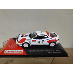 TOYOTA CELICA 1992 TURBO 4WD WIN RALLY CATALUÑA CARLOS SAINZ 1:43 ALTAYA IXO