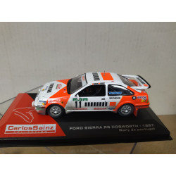 FORD SIERRA 1987 RS COSWORTH RALLY PORTUGAL CARLOS SAINZ 1:43 IXO ALTAYA