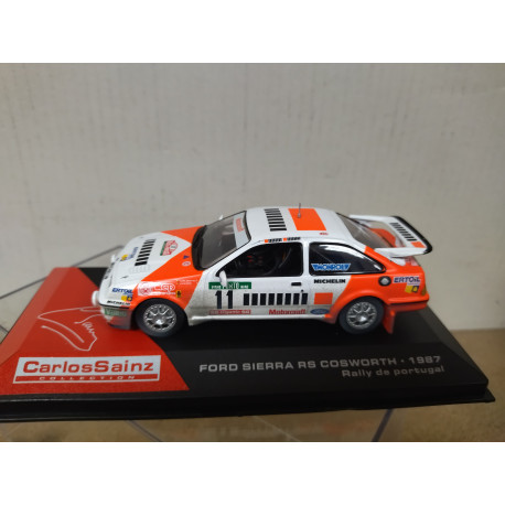 FORD SIERRA 1987 RS COSWORTH RALLY PORTUGAL CARLOS SAINZ 1:43 IXO ALTAYA