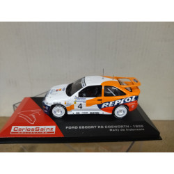 FORD ESCORT RS COSWORTH 1996 RALLY INDONESIA CARLOS SAINZ 1:43 ALTAYA IXO