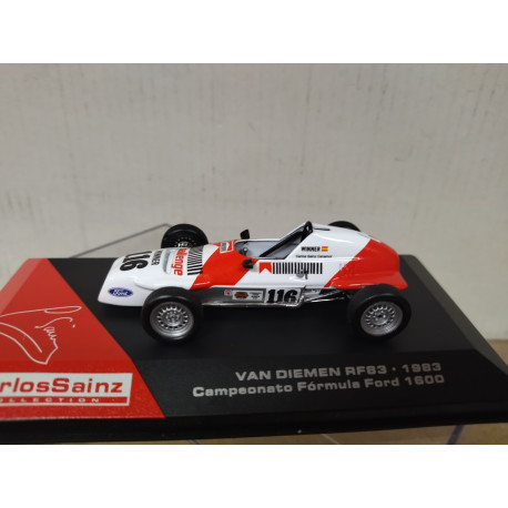 VAN DIEMEN RF83 1983 CAMP.FORMULA FORD 1600 CARLOS SAINZ 1:43 ALTAYA IXO