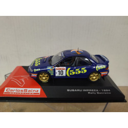 SUBARU IMPREZA 1994 RALLY SANREMO CARLOS SAINZ 1:43 ALTAYA IXO
